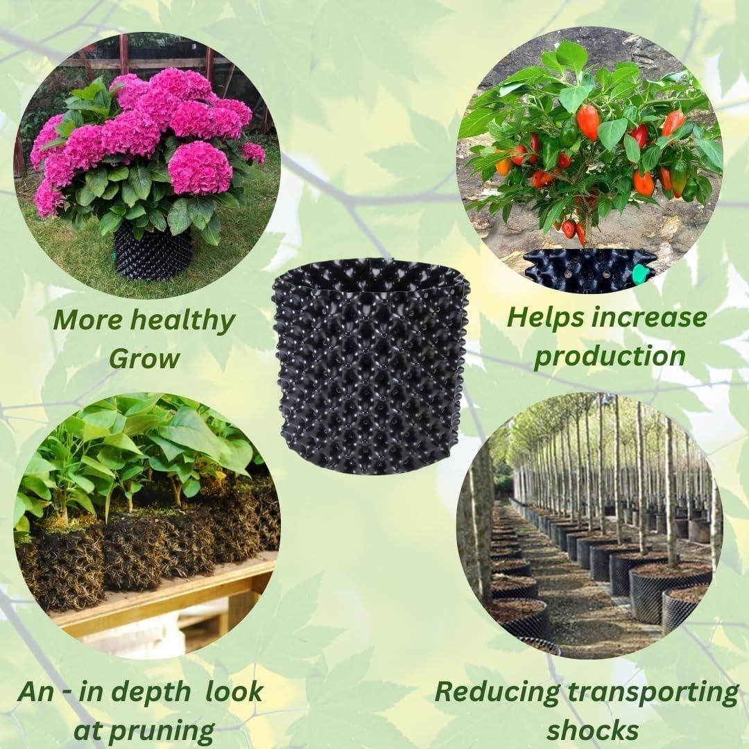 Air Pots/Air Pruning Grow Bags For Gardening (Large 12*15 Inch)